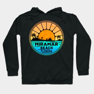 Miramar Beach Florida Palms Panhandle Emerald Coast Hoodie